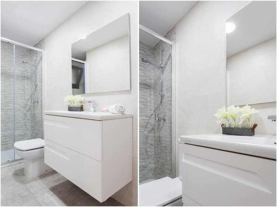 Apartamento Para 4 Con Terraza En El Centro Girona Luaran gambar