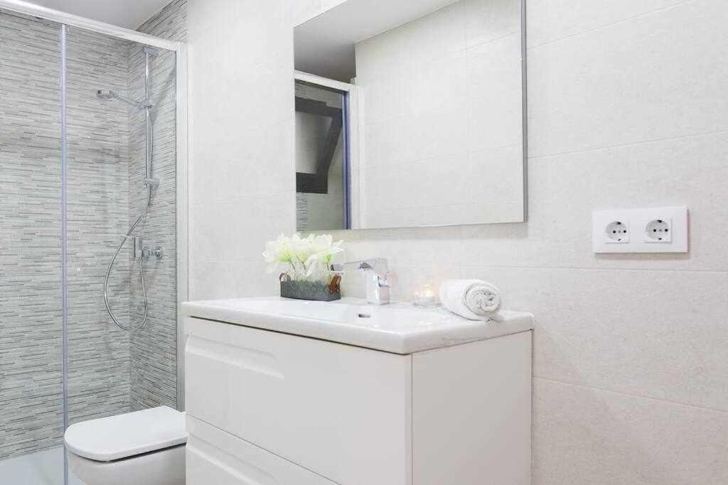 Apartamento Para 4 Con Terraza En El Centro Girona Luaran gambar