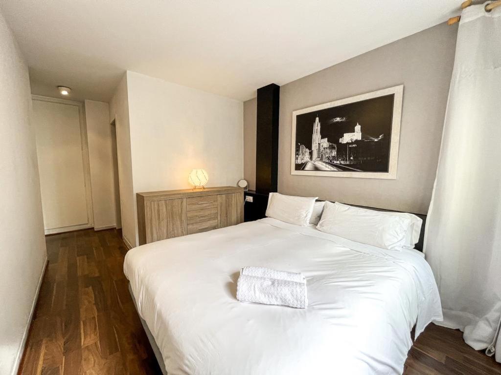 Apartamento Para 4 Con Terraza En El Centro Girona Luaran gambar